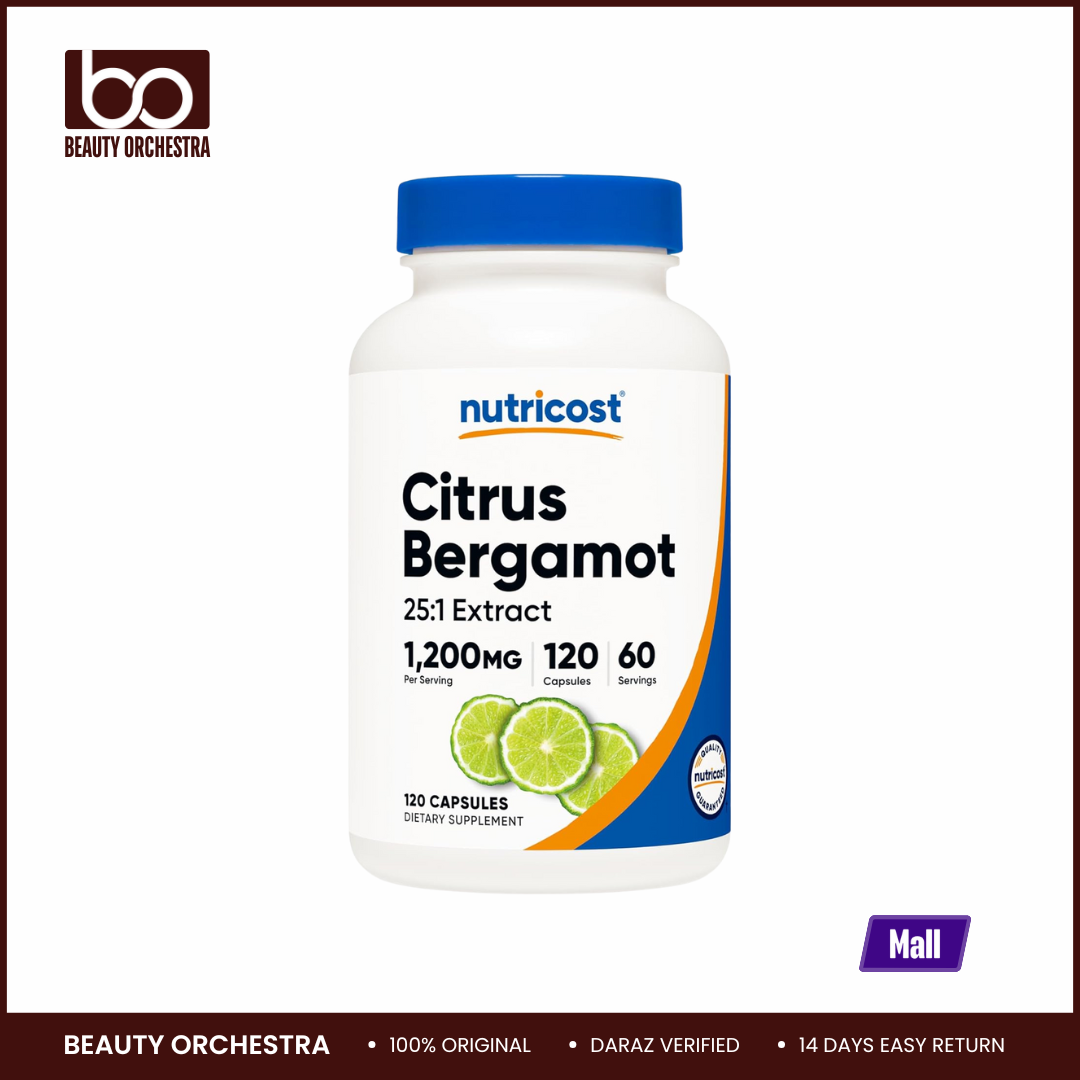 Picture of Nutricost Citrus Bergamot Capsules 1,200mg 120 Capsule