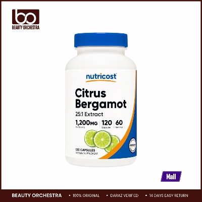 Picture of Nutricost Citrus Bergamot Capsules 1,200mg 120 Capsule