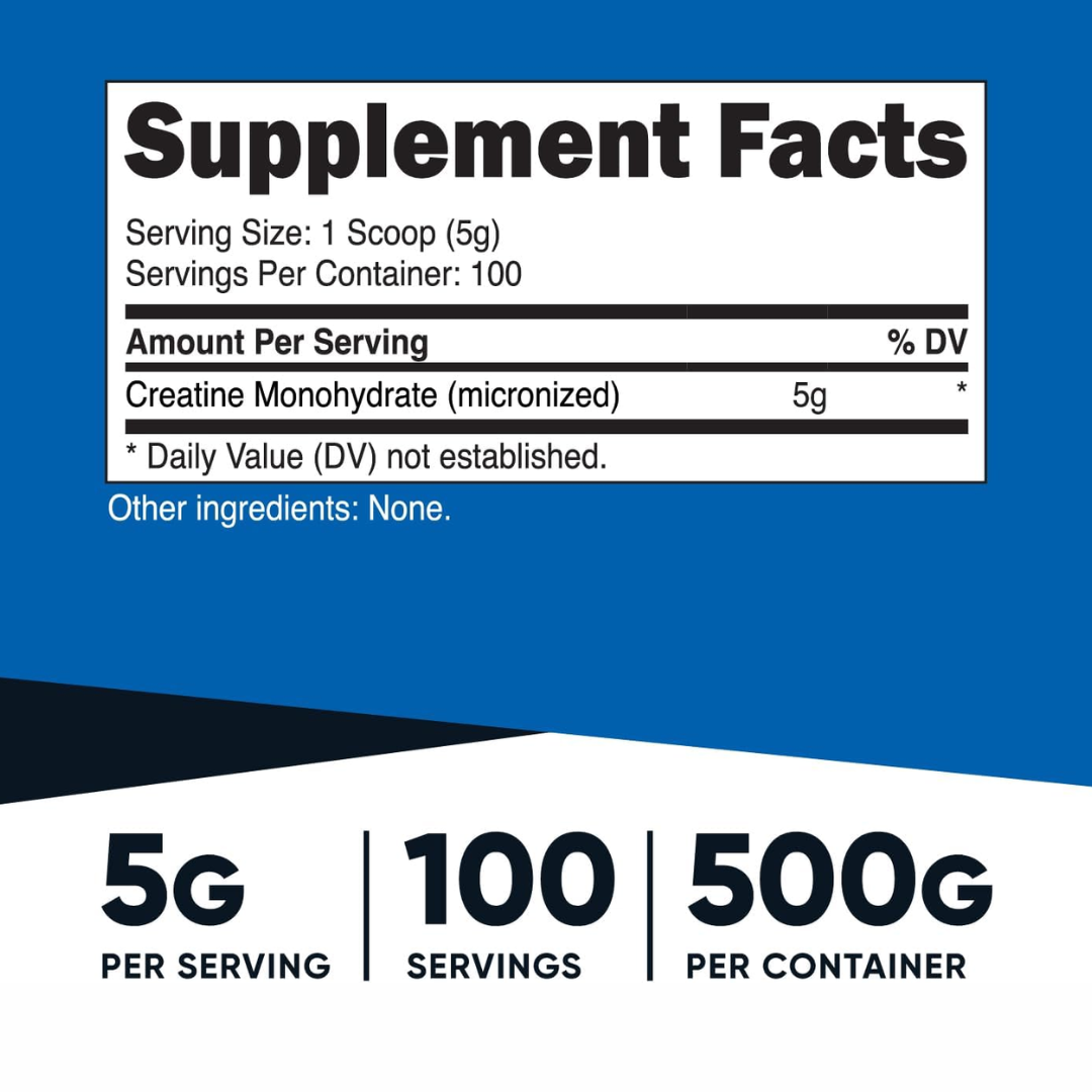 Picture of Nutricost Creatine Monohydrate Powder - 500G