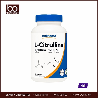 Picture of Nutricost L-Citrulline 2500mg Per Serving 60 Servings 1250mg Per Tablet 120 Tablets