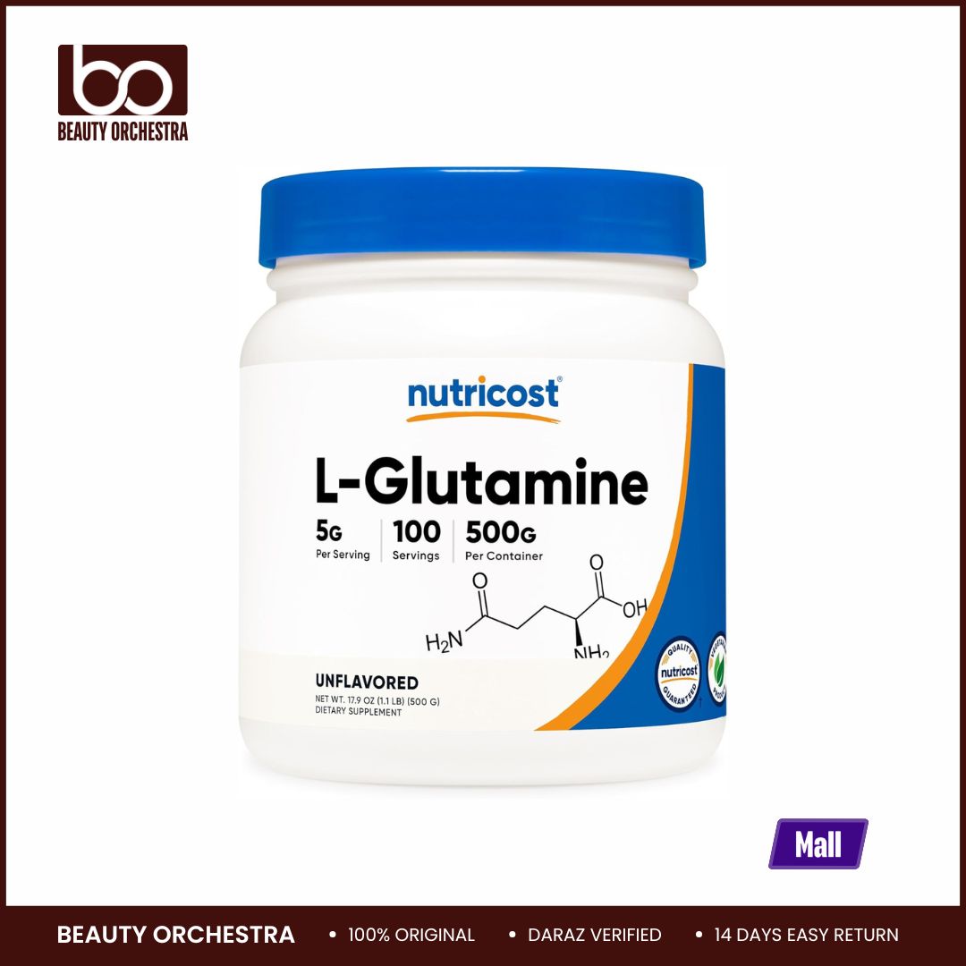 Picture of Nutricost L-Glutamine Powder (500 Grams)