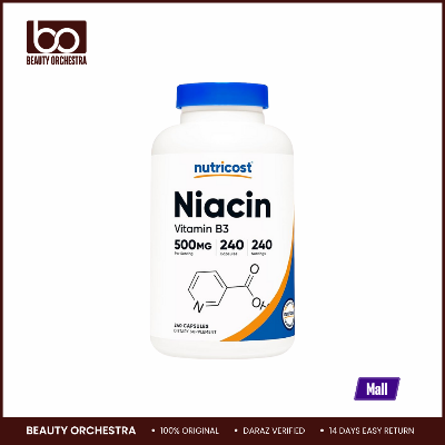 Picture of Nutricost Niacin (Vitamin B3) 500mg, 240 Capsules