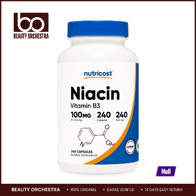 Picture of Nutricost Niacin Vitamin B3 (100mg) - 240 Capsules