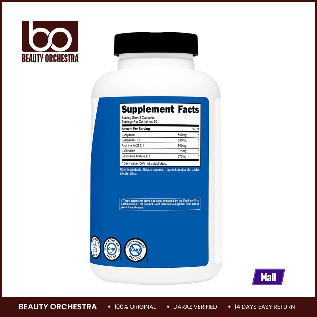 Picture of Nutricost Nitric Oxide Booster - 180 Capsules