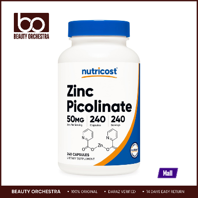 Picture of Nutricost Zinc Picolinate 50 mg - 240 Capsules