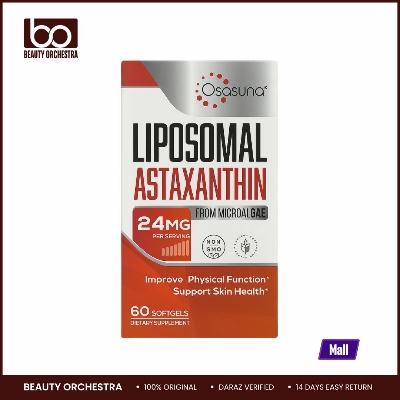 Picture of Osasuna Liposomal Astaxanthin Supplement 24 MG - 60 Softgels