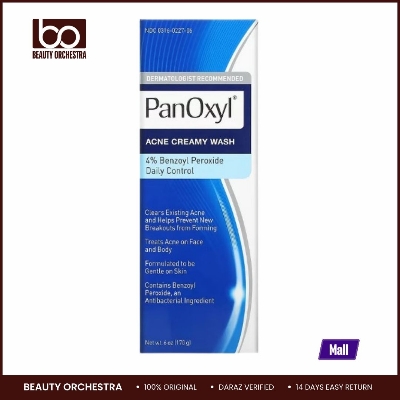Picture of PanOxyl, Acne Creamy Wash, Benzoyl Peroxide 4% Daily Control, 6 oz (170 g)