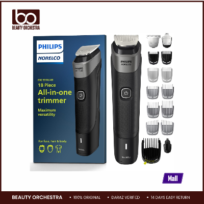 Picture of Philips Norelco Multigroom Series 5000 18 Piece, Beard Face, Hair, Body and Intimate Hair Trimmer for Men