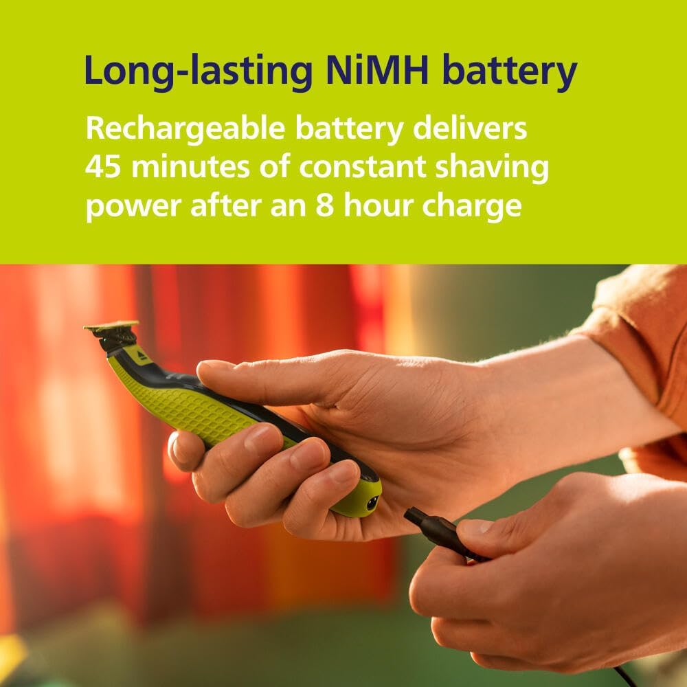 Picture of Philips Norelco OneBlade 360 Hybrid Face, Electric Beard Trimmer and Shaver, with 360 Blade Technology, 1x 360 Blade for Face, 5in1 Adjustable Comb