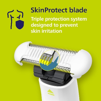 Picture of Philips Norelco OneBlade Intimate, Designed for Public Grooming, Trim & Shave with Extra Skin Protection, Waterproof