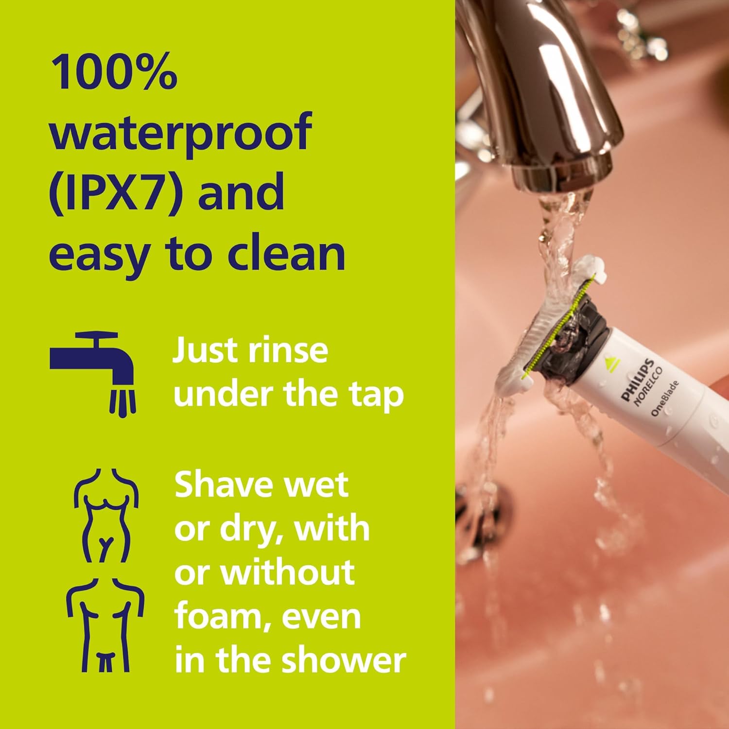 Picture of Philips Norelco OneBlade Intimate, Designed for Public Grooming, Trim & Shave with Extra Skin Protection, Waterproof