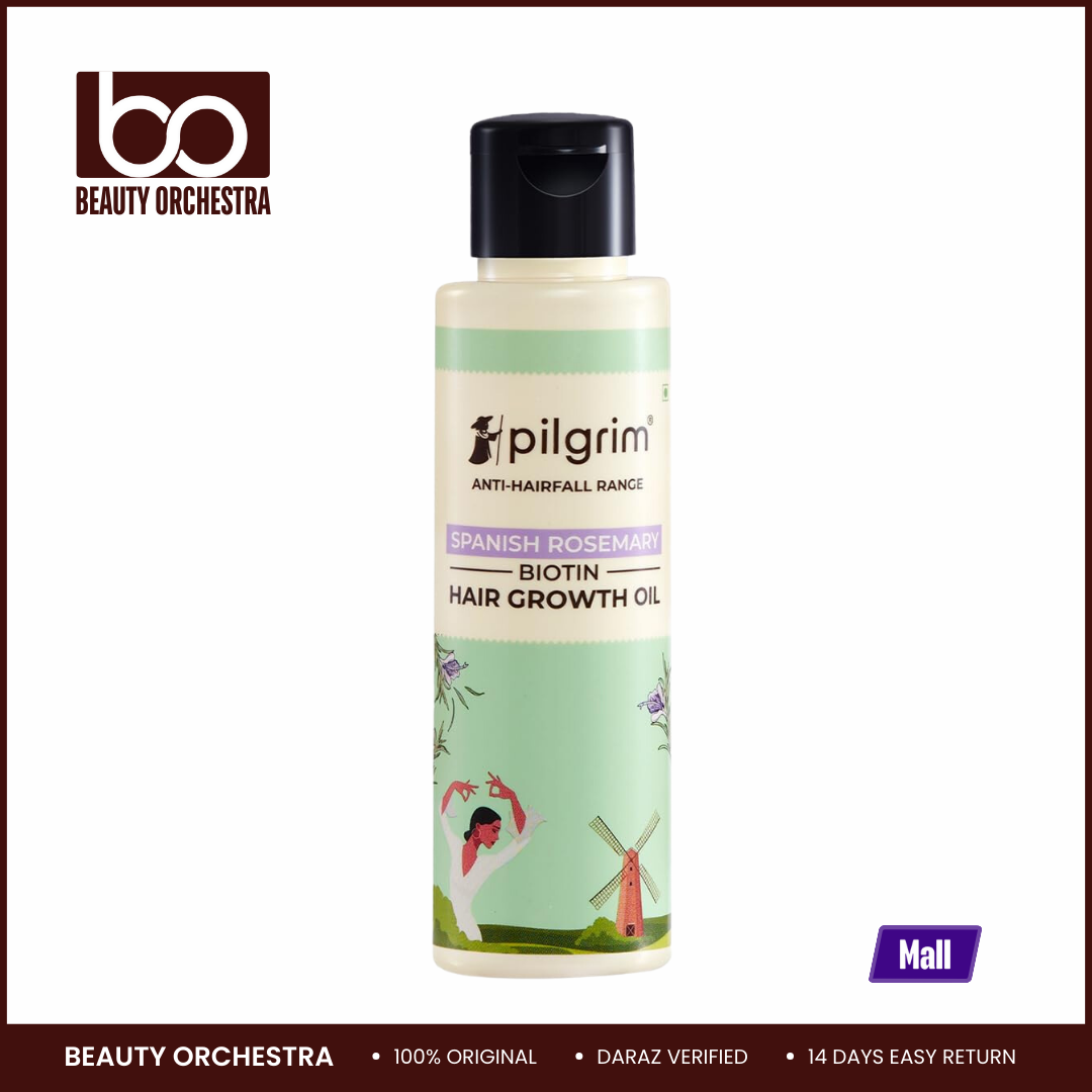 Picture of Pilgrim Spanish Rosemary & Biotin Hair Growth Oil - 100ml