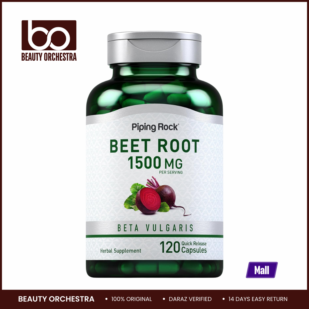 Picture of Piping Rock Beet Root 1500 mg - 120 Capsules