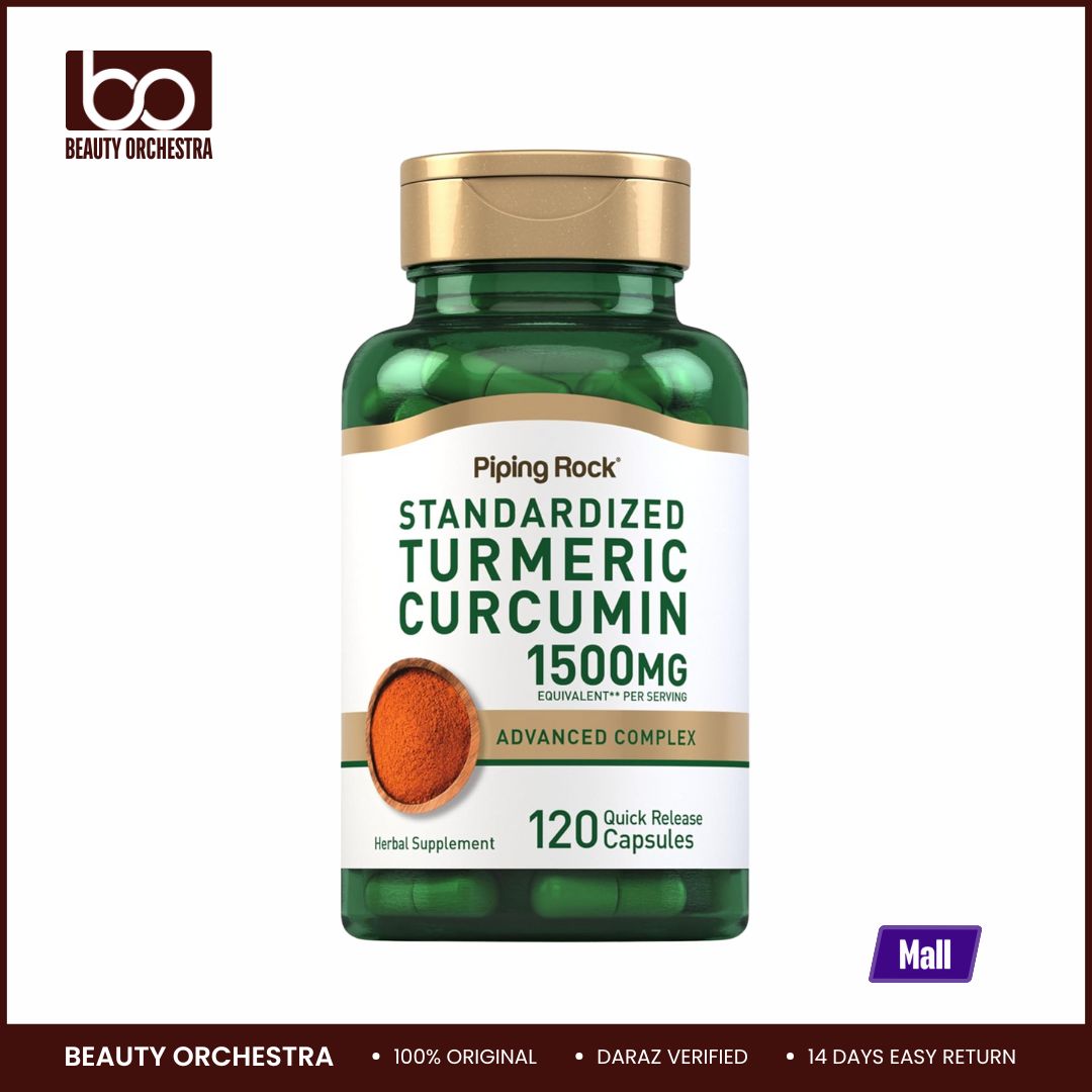 Picture of Piping Rock Turmeric Curcumin Complex 1500mg 120 Capsules