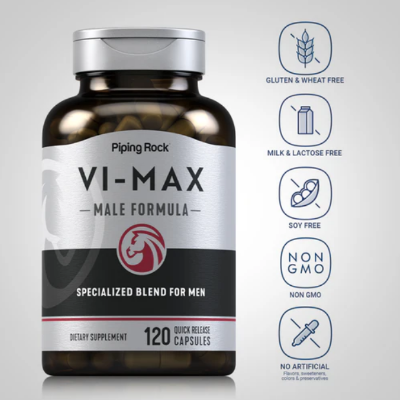 Picture of Piping Rock Vi-Max Male MEN Formula 120 Quick Release Capsules