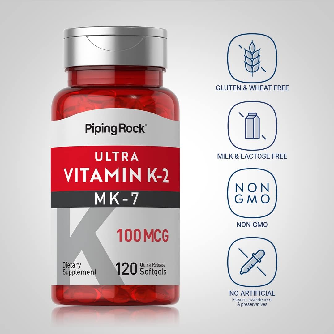 Picture of Piping Rock Vitamin K2 MK-7 100 mcg 120 Softgels