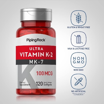 Picture of Piping Rock Vitamin K2 MK-7 100 mcg 120 Softgels
