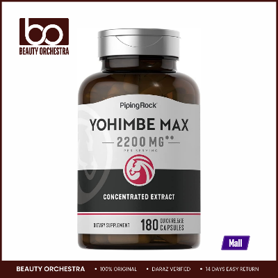 Picture of Piping Rock Yohimbe Max 2200mg - 180 Capsules