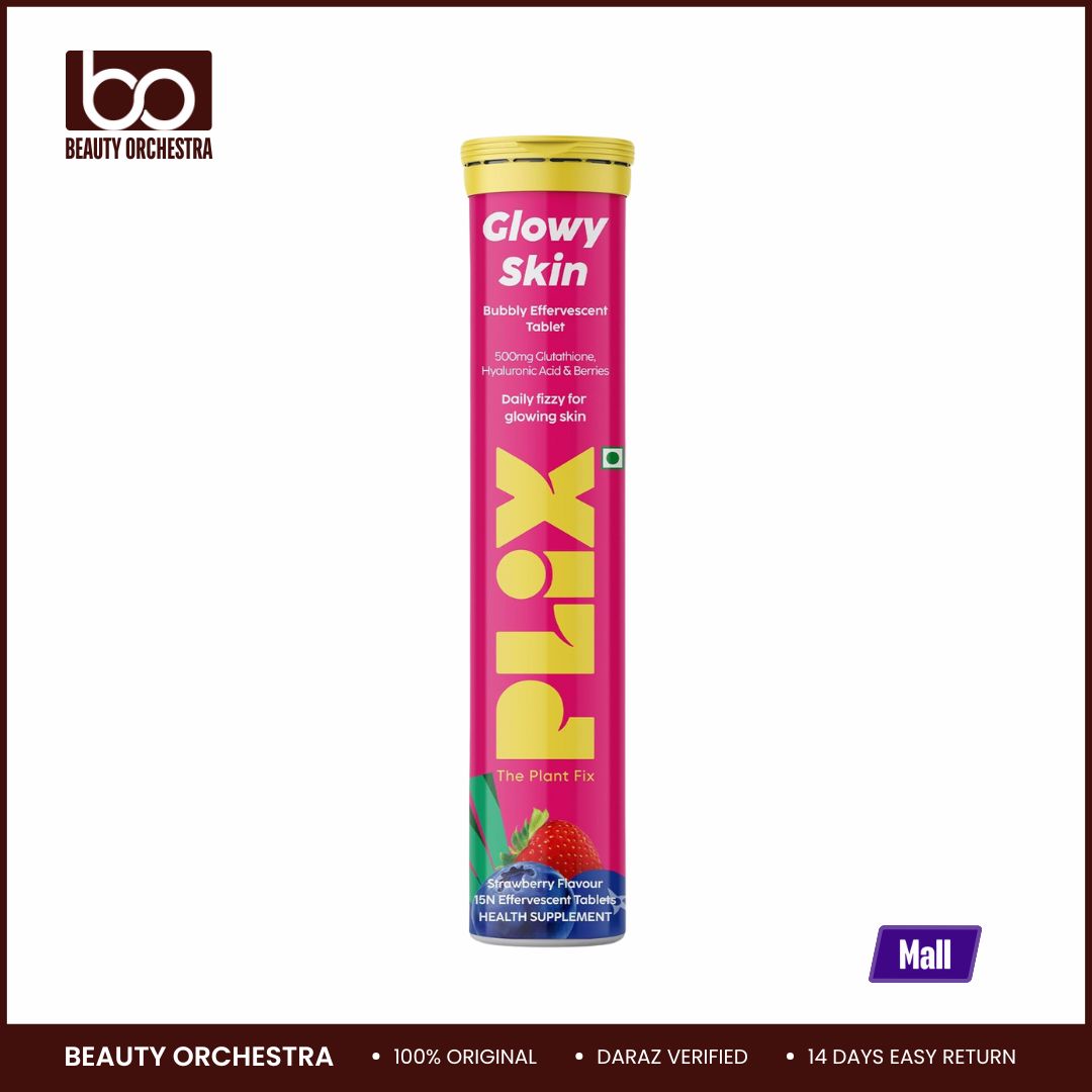 Picture of PLIX - THE PLANT FIX Glowy skin Glutathione Tablets with Vitamin C for Clear and Youthful Skin 15 Collagen Supplements 500mg L-Glutathione