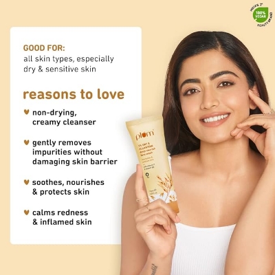 Picture of Plum 1% Oat & Allantoin Deep Nourish Face Wash - 100ml