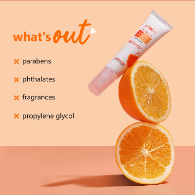 Picture of Plum 3% Vitamin C 3% Peptide & 3% Caffeine Eye Cream with Mandarin - 15g