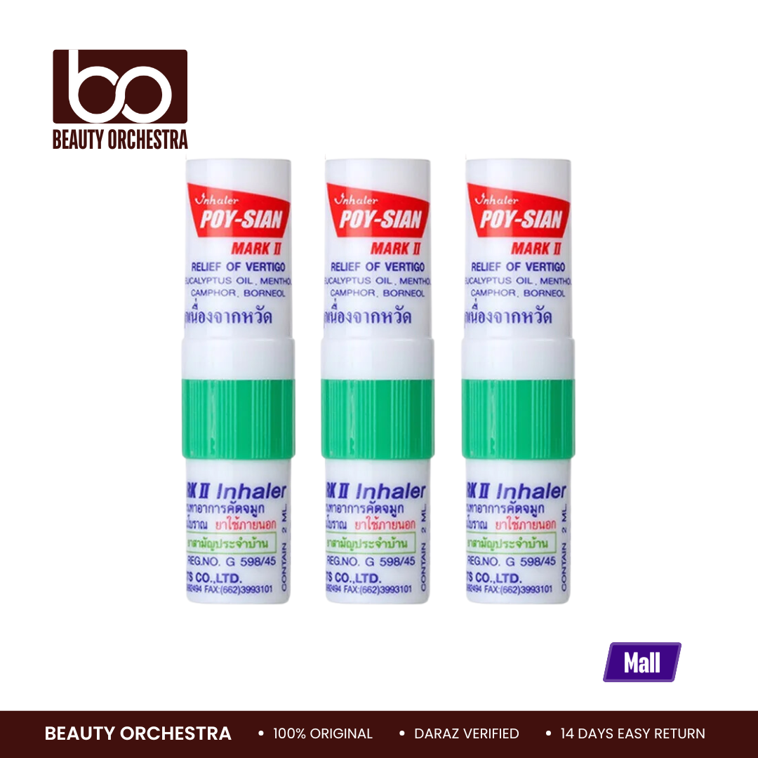 Picture of Poysian Menthol Salt Nasal Inhaler Thailand - 3 Pieces