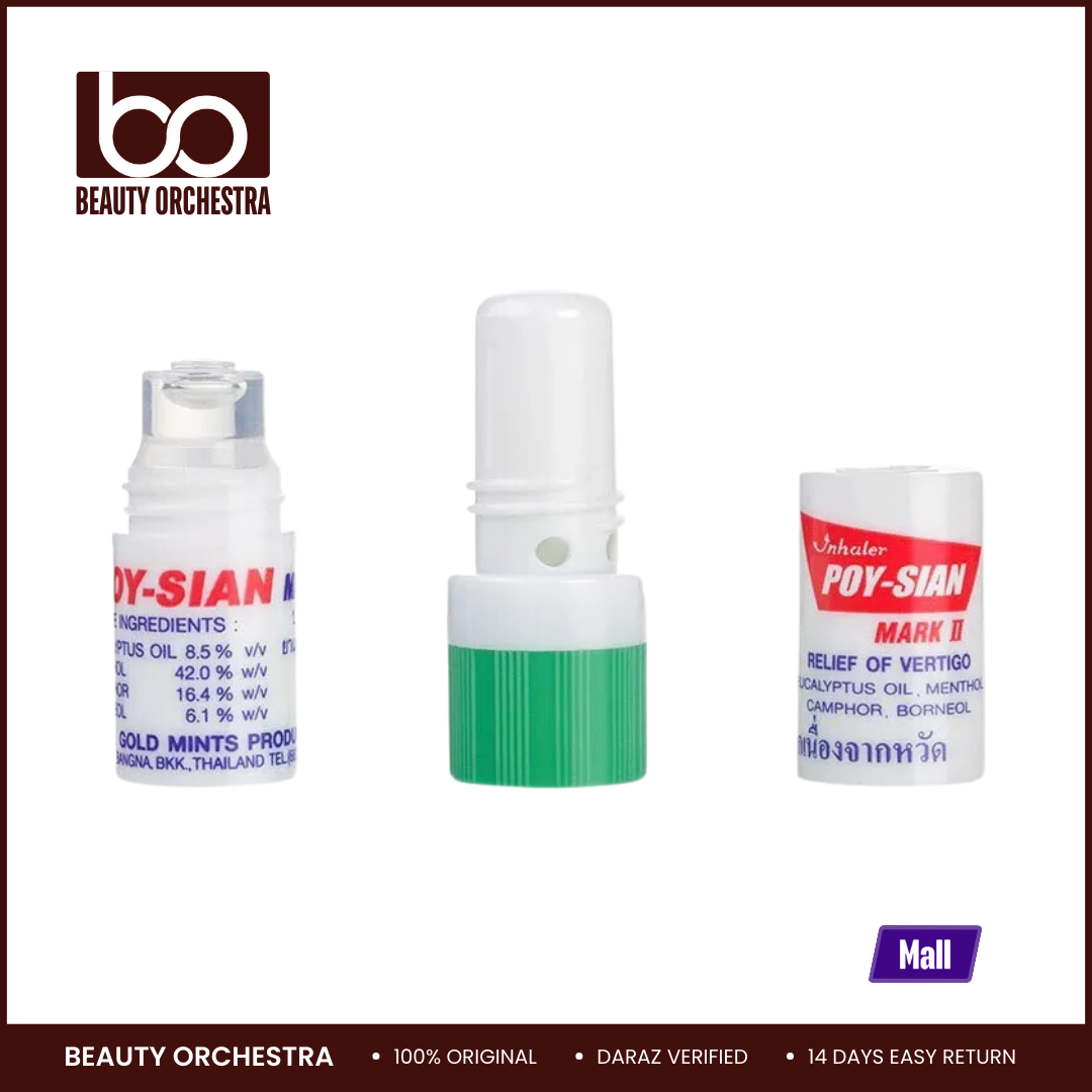 Picture of Poysian Menthol Salt Nasal Inhaler Thailand - 3 Pieces