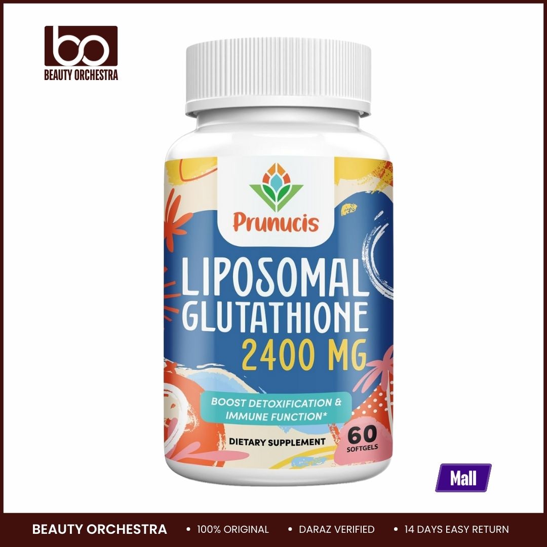 Picture of Prunucis 2400MG Liposomal Glutathione Reduced L-Glutathione Glutathione Supplement with Vitamin C Master Antioxidants, Enhanced Absorption - Non GMO Antioxidant Supplements Immune System 60 Softgels