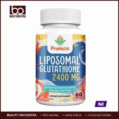 Picture of Prunucis 2400MG Liposomal Glutathione Reduced L-Glutathione Glutathione Supplement with Vitamin C Master Antioxidants, Enhanced Absorption - Non GMO Antioxidant Supplements Immune System 60 Softgels