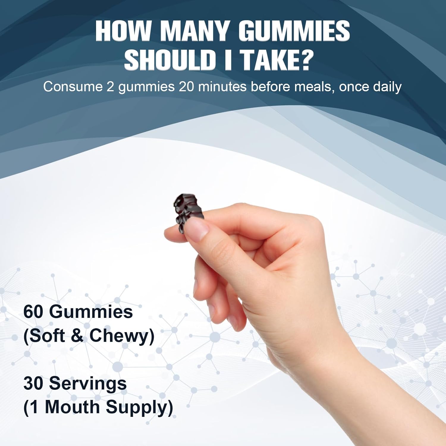 Picture of Purawex Himalayan Shilajit Gummies + Ashwagandha 1000 mg Maximum Strength - 60 Capsules