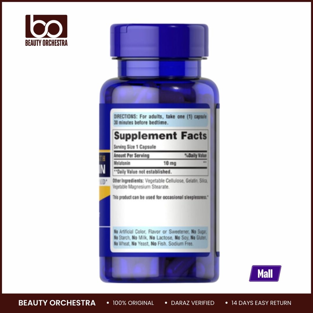 Picture of Puritan’s Pride Melatonin 10 mg 120 Capsules