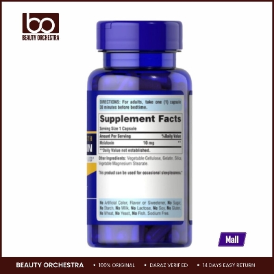 Picture of Puritan’s Pride Melatonin 10 mg 120 Capsules