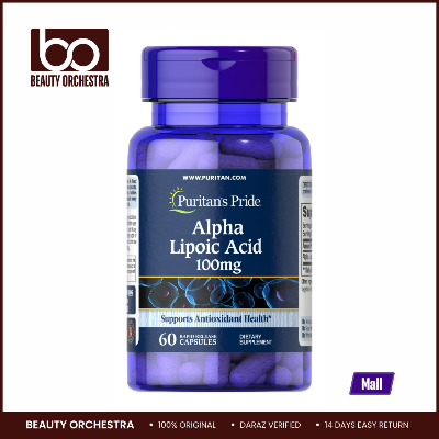 Picture of Puritan's Pride Alpha Lipoic Acid 100 mg - 60 Capsules