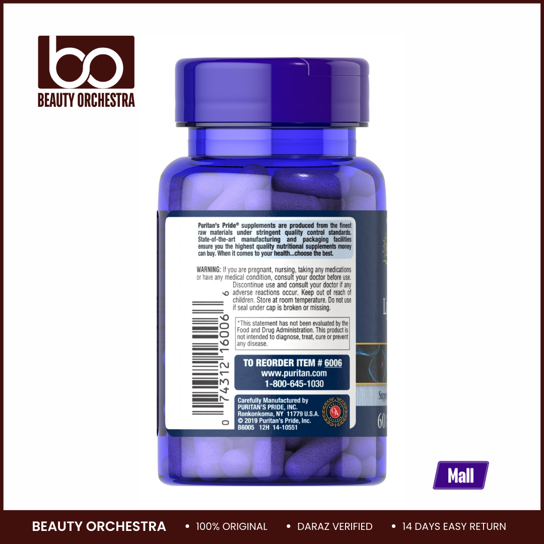 Picture of Puritan's Pride Alpha Lipoic Acid 100 mg - 60 Capsules