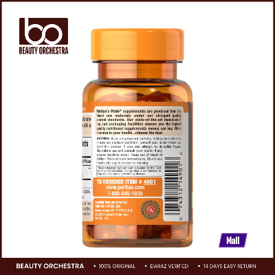 Picture of Puritans Pride Lutein 20 mg with Zeaxanthin - 60 Softgels