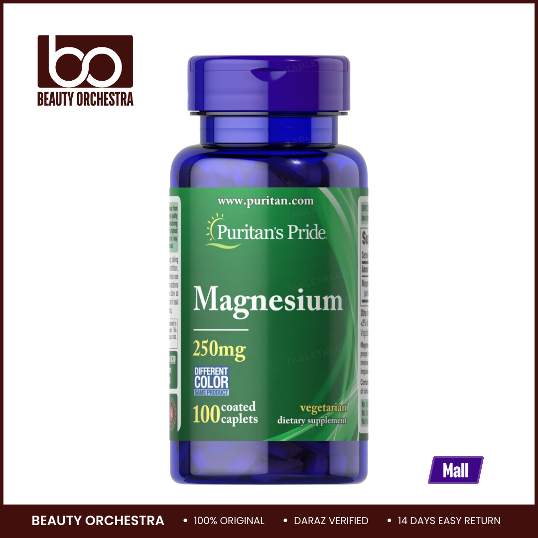 Picture of Puritans Pride Magnesium 250mg - 100 Caplets