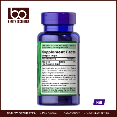 Picture of Puritans Pride Magnesium 250mg - 100 Caplets