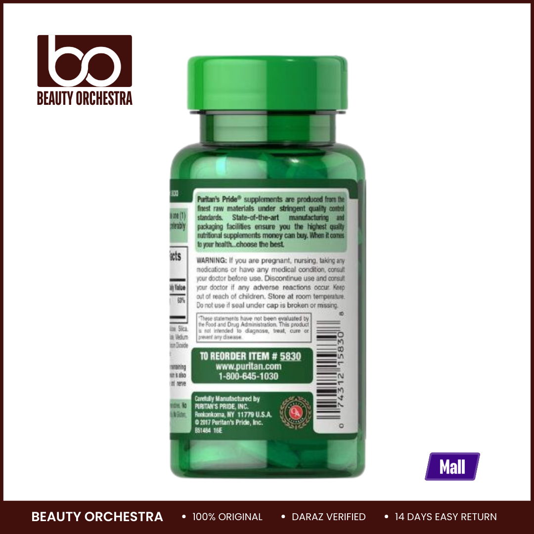 Picture of Puritan's Pride Magnesium 250mg - 100 Caplets