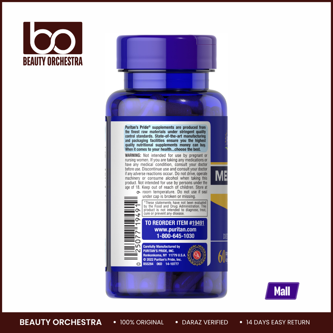 Picture of Puritan's Pride Melatonin 10mg - 60 Rapid Release Capsules