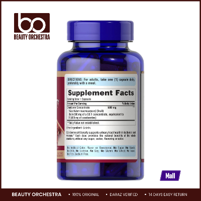 Picture of Puritan's Pride One A Day Cranberry 500mg - 120 Capsules