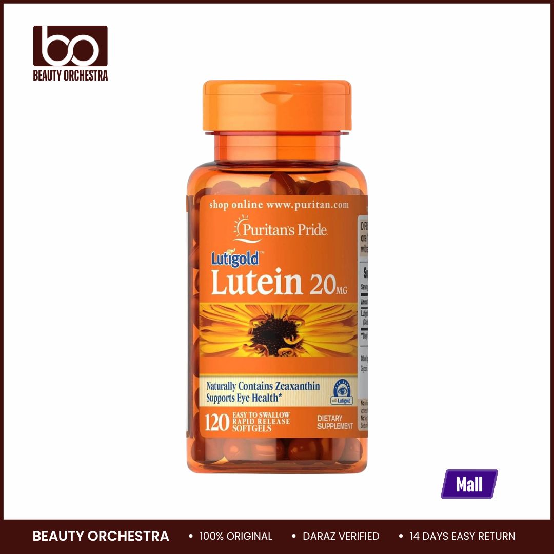 Picture of Puritan's Pride Premium Lutigold Lutein 20mg 120 Softgels