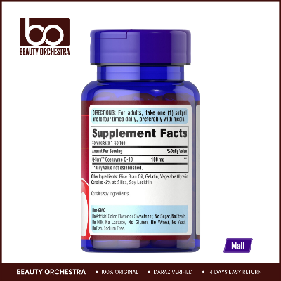 Picture of Puritans Pride Q-Sorb CoQ10 100mg - 60 Softgels