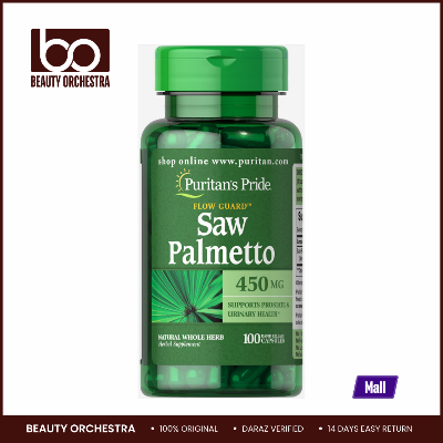 Picture of Puritan's Pride Saw Palmetto 450 mg - 100 Capsules