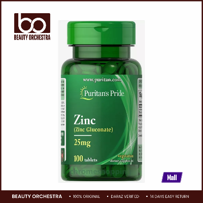 Picture of Puritans Pride Zinc 50 mg - 100 Caplets