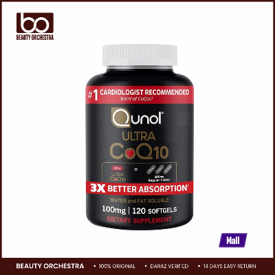Picture of Qunol CoQ10 100mg Ultra CoQ10 100mg, 3x Better Absorption Coenzyme Q10 Vitamins and Supplements, 4 Month Supply, 120 Softgels