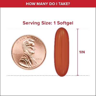 Picture of Qunol Mega Ubiquinol 100mg CoQ10, Superior Absorption Water and Fat Soluble 100 Count Softgels