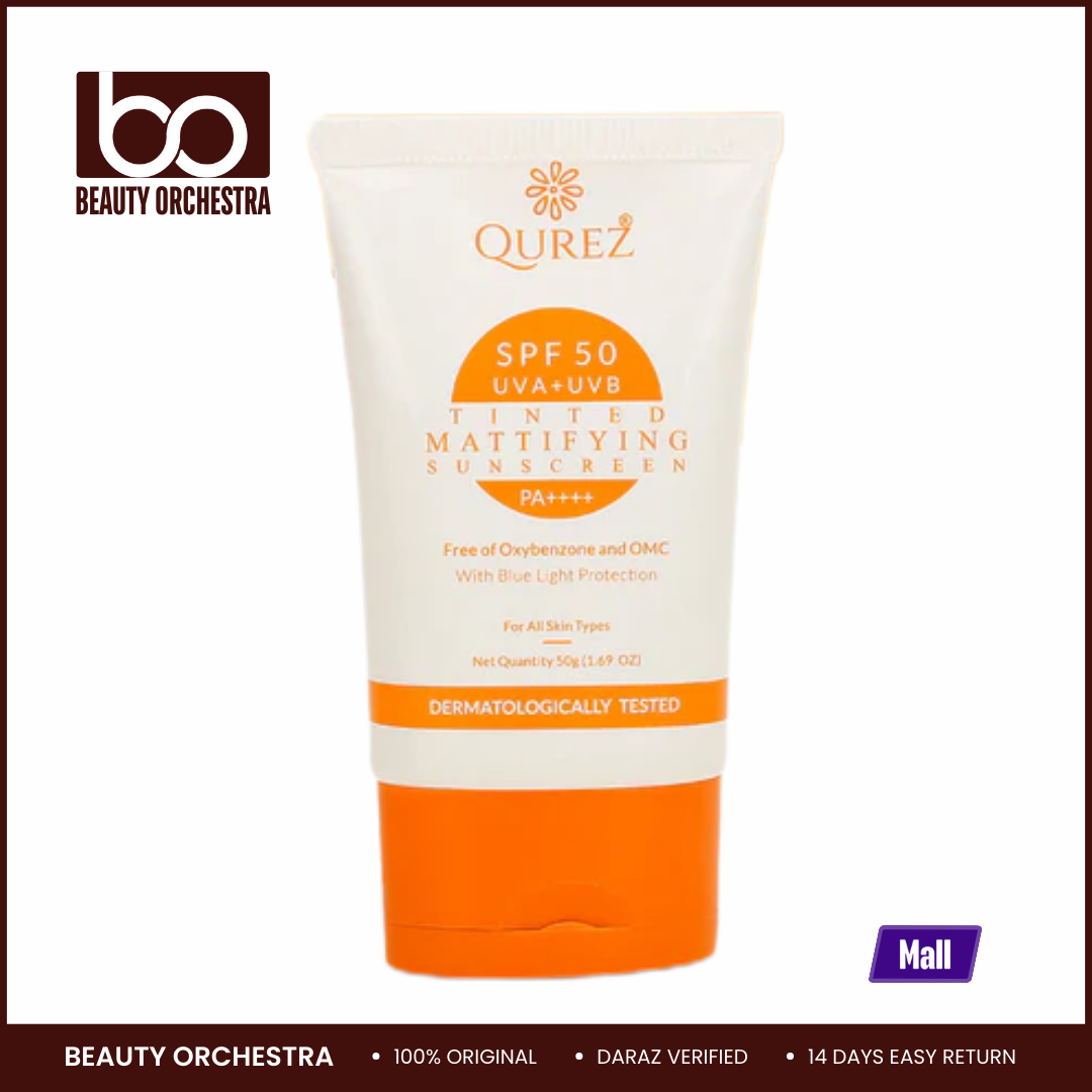 Picture of Qurez Mattifying Tinted Sunscreen SPF 50 PA++++ - 50g
