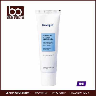 Picture of Re'equil Ultra Matte Dry Touch Sunscreen Gel SPF 50 PA++++ - 50g