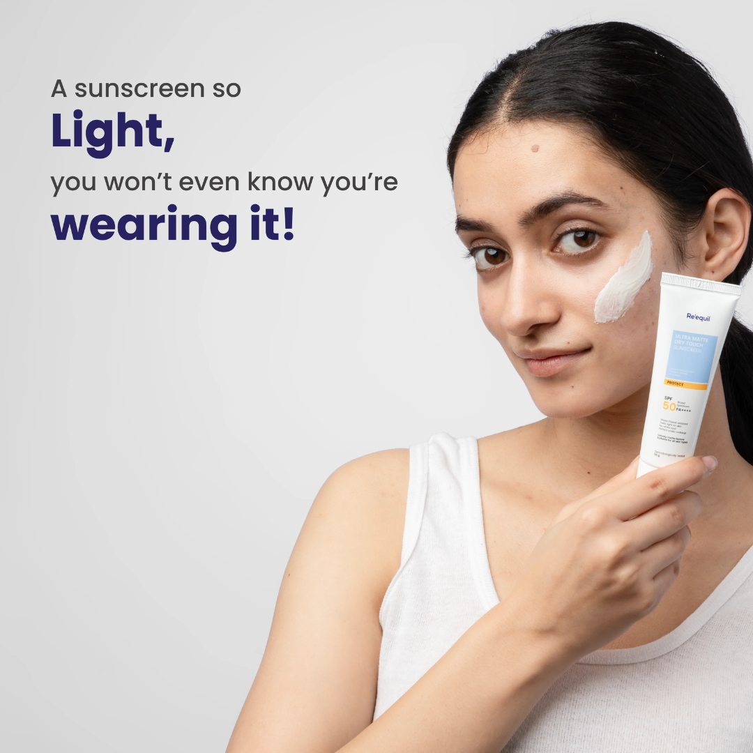 Picture of Re'equil Ultra Matte Dry Touch Sunscreen Gel SPF 50 PA++++ - 50g