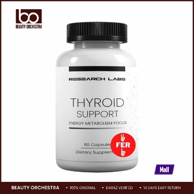 Picture of Research Labs Thyroid Support + Iodine Supplement - Energy Metabolism Focus (60 Total Capsules)